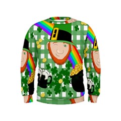 Lucky Irish Kids  Sweatshirt by Valentinaart