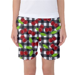 Cherry Kingdom  Women s Basketball Shorts by Valentinaart