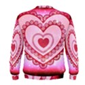 Heart Background Lace Men s Sweatshirt View2