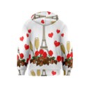 Romance in Paris Kids  Pullover Hoodie View2