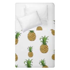 Pineapples Pattern Duvet Cover Double Side (single Size) by Valentinaart