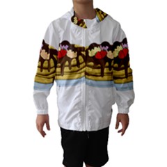 Pancakes - Shrove Tuesday Hooded Wind Breaker (kids) by Valentinaart