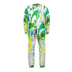 Points Circle Music Pattern Onepiece Jumpsuit (kids) by Nexatart