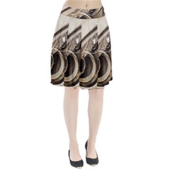 Spotlight Light Auto Pleated Skirt by Nexatart