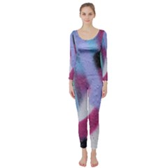 Texture Pattern Abstract Background Long Sleeve Catsuit by Nexatart