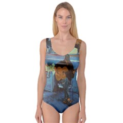 Man And His Guitar Princess Tank Leotard  by digitaldivadesigns