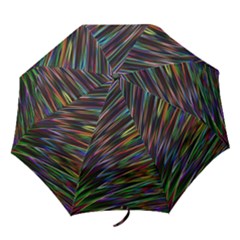 Texture Colorful Abstract Pattern Folding Umbrellas by Amaryn4rt