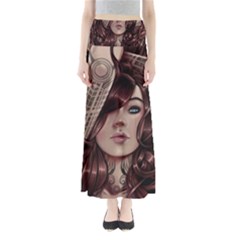 Beautiful Women Fantasy Art Maxi Skirts by Amaryn4rt