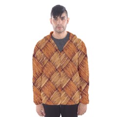 Vector Square Texture Pattern Hooded Wind Breaker (men) by Amaryn4rt