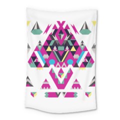 Geometric Play Small Tapestry by Amaryn4rt