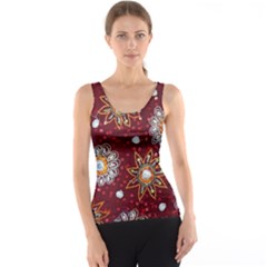 India Traditional Fabric Tank Top by Amaryn4rt