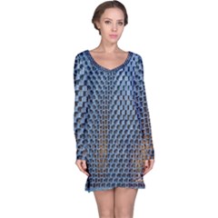 Parametric Wall Pattern Long Sleeve Nightdress by Amaryn4rt