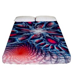 Creative Abstract Fitted Sheet (california King Size) by Amaryn4rt