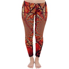 Dreamcatcher Stained Glass Classic Winter Leggings by Amaryn4rt