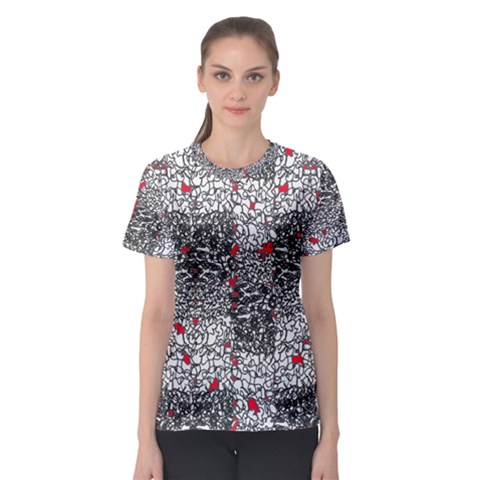 Sribble Plaid Women s Sport Mesh Tee by Amaryn4rt