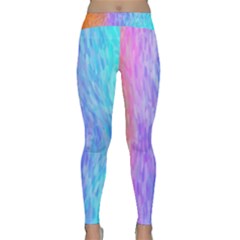 Abstract Color Pattern Textures Colouring Classic Yoga Leggings by Simbadda