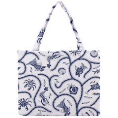 Fish Pattern Mini Tote Bag by Simbadda