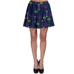 Vintage Unique Pattern Skater Skirt by Simbadda