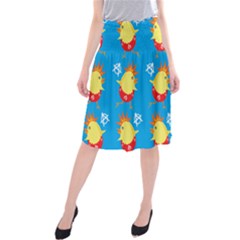 Easter Chick Midi Beach Skirt by boho