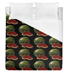 Black Watermelon Duvet Cover (queen Size) by boho