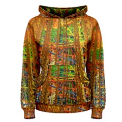 Circuit Board Pattern Women s Pullover Hoodie by Simbadda