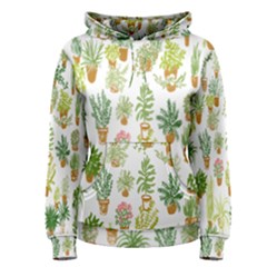 Flowers Pattern Women s Pullover Hoodie by Simbadda