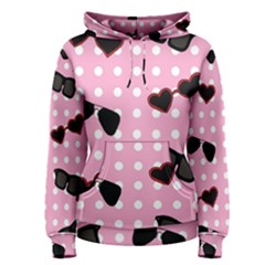 Pisunglass Tech Pink Pattern Women s Pullover Hoodie by Simbadda