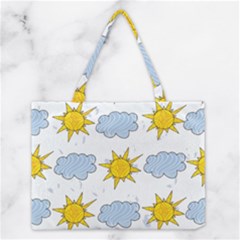 Sunshine Tech White Medium Tote Bag by Simbadda