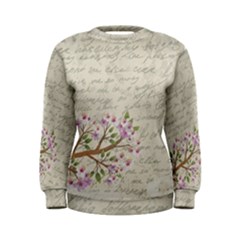 Cherry Blossom Women s Sweatshirt by Valentinaart