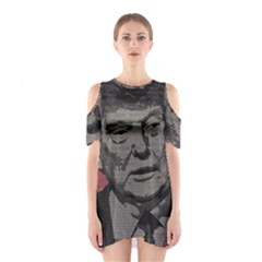 Trump Shoulder Cutout One Piece by Valentinaart