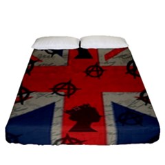 United Kingdom  Fitted Sheet (queen Size) by Valentinaart