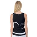 Cat Black Vector Minimalism Women s Basketball Tank Top View2