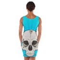 Skull Ball Line Schedule Wrap Front Bodycon Dress View2