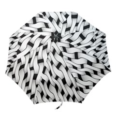 Black And White Pattern Folding Umbrellas by Simbadda