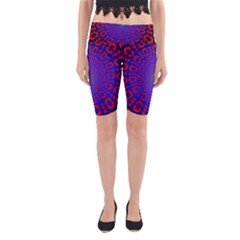 Binary Code Optical Illusion Rotation Yoga Cropped Leggings