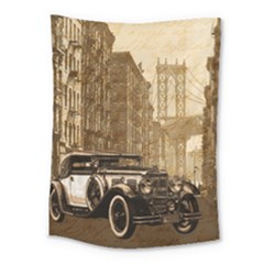 Vintage Old Car Medium Tapestry by Valentinaart