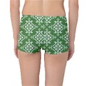 St Patrick S Day Damask Vintage Green Background Pattern Reversible Bikini Bottoms View2