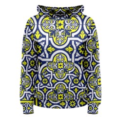 Tiles Panel Decorative Decoration Women s Pullover Hoodie by Simbadda