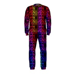 Rainbow Grid Form Abstract Onepiece Jumpsuit (kids) by Simbadda