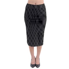 Pattern Dark Texture Background Midi Pencil Skirt