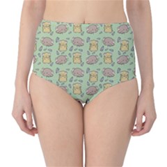 Cute Hamster Pattern High-waist Bikini Bottoms by Simbadda