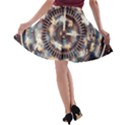 Science Fiction Background Fantasy A-line Skater Skirt View2