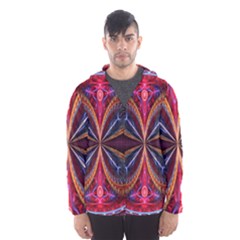 3d Abstract Ring Hooded Wind Breaker (men) by Simbadda