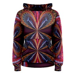 3d Abstract Ring Women s Pullover Hoodie by Simbadda