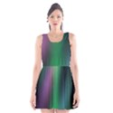 Course Gradient Color Pattern Scoop Neck Skater Dress View1