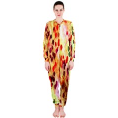 Background Color Pattern Abstract Onepiece Jumpsuit (ladies)  by Simbadda