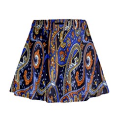 Pattern Color Design Texture Mini Flare Skirt by Simbadda