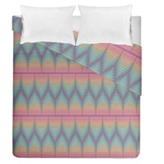 Pattern Background Texture Colorful Duvet Cover Double Side (queen Size) by Simbadda