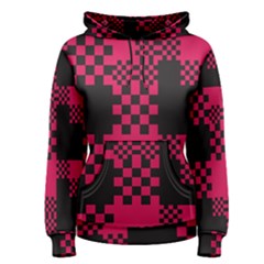 Cube Square Block Shape Creative Women s Pullover Hoodie by Simbadda