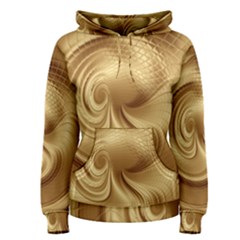 Gold Background Texture Pattern Women s Pullover Hoodie by Simbadda